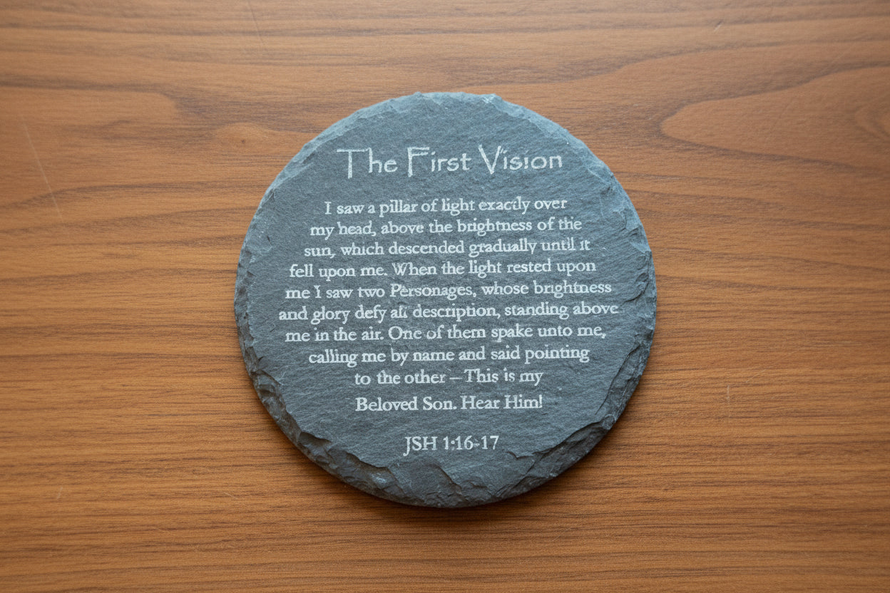 Slate Coaster - First Vision