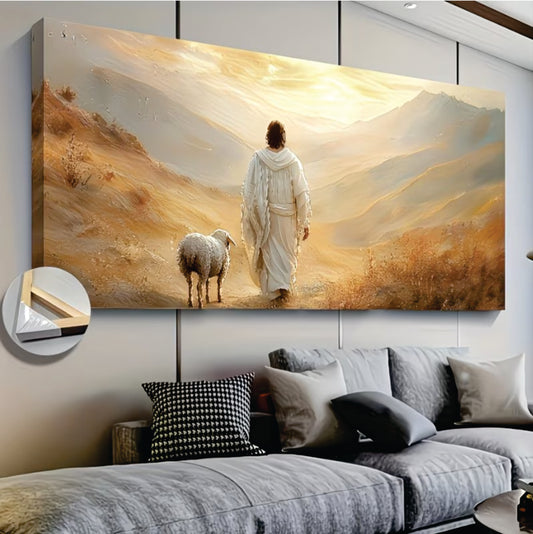 Walking With the Savior canvas print